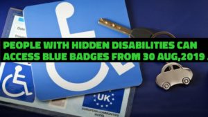 People with hidden disabilities can access Blue Badges for the first time from today
